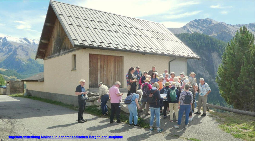Hugenottensiedlung Molines in den französischen Bergen der Dauphiné